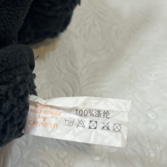 Black Thermal Fleece Lined Winter Ladies Gloves Small - Picture 10 of 10